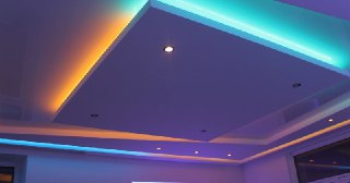 Натяжной потолок с подсветкой Донской, цена от 2067 руб.